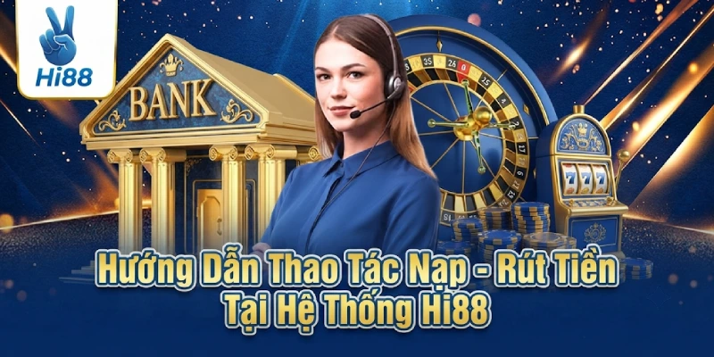 Hướng Dẫn Thao Tác Nạp - Rút Tiền Tại Hệ Thống Hi88